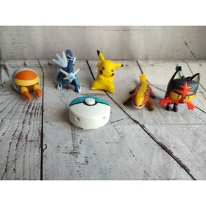 Lot Of 5 McDonalds 2018 Pokemon Figures Happy Meal Toys Pikachu